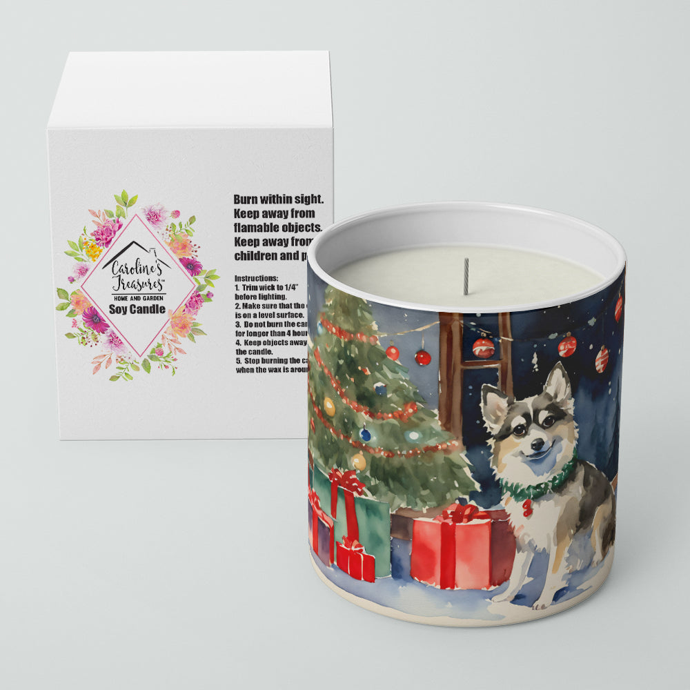 Alaskan Klee Kai Cozy Christmas Decorative Soy Candle