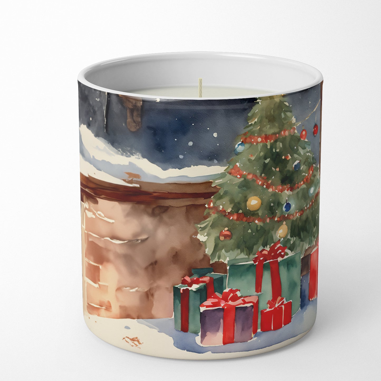 Buy this Alaskan Klee Kai Cozy Christmas Decorative Soy Candle