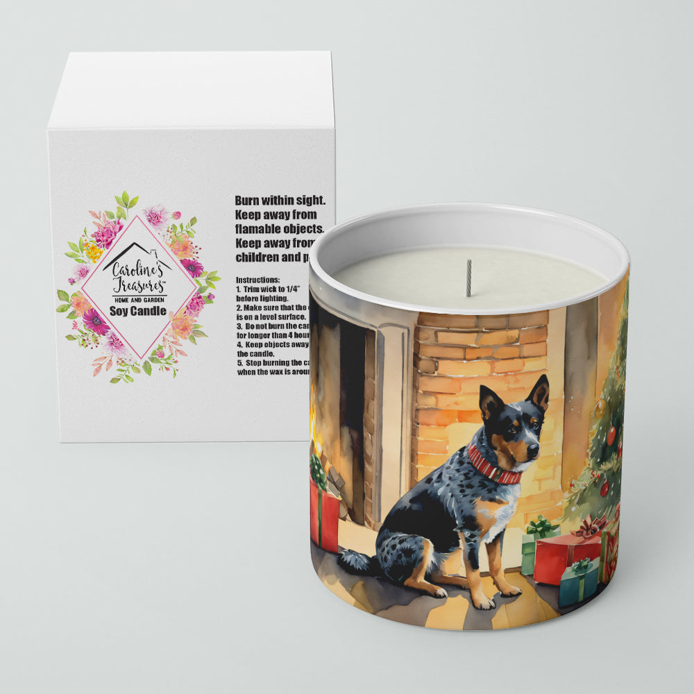 Australian Cattle Dog Cozy Christmas Decorative Soy Candle