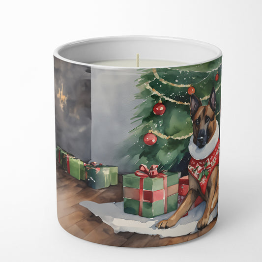 Buy this Belgian Malinois Cozy Christmas Decorative Soy Candle