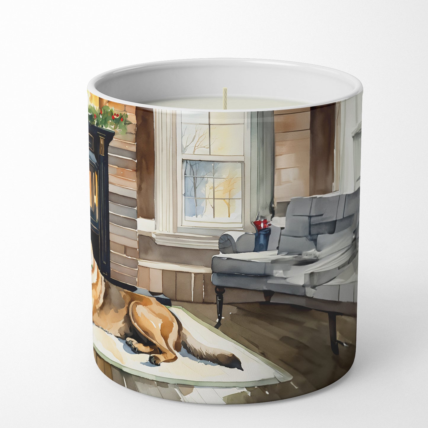 Belgian Malinois Cozy Christmas Decorative Soy Candle