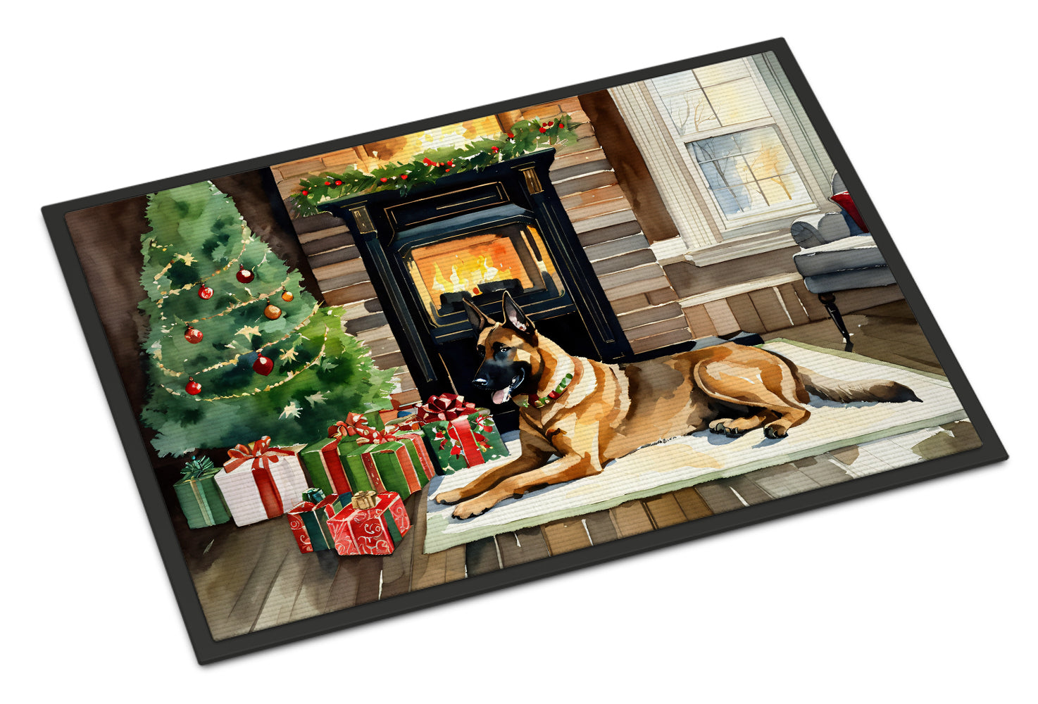 Buy this Belgian Malinois Cozy Christmas Doormat