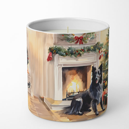 Buy this Belgian Sheepdog Cozy Christmas Decorative Soy Candle