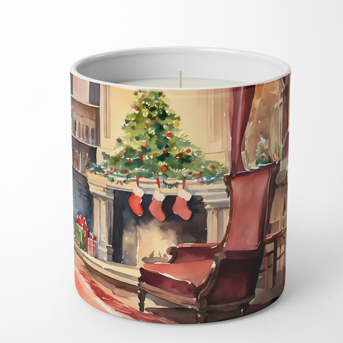 Bloodhound Cozy Christmas Decorative Soy Candle