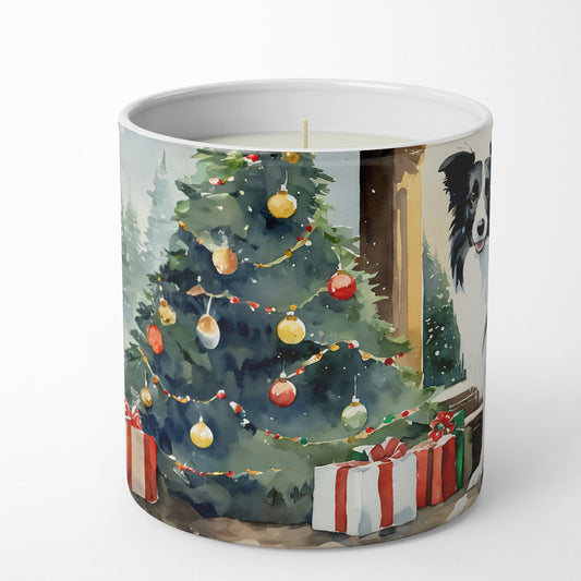 Buy this Border Collie Cozy Christmas Decorative Soy Candle