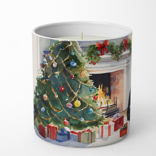 Buy this Boston Terrier Cozy Christmas Decorative Soy Candle