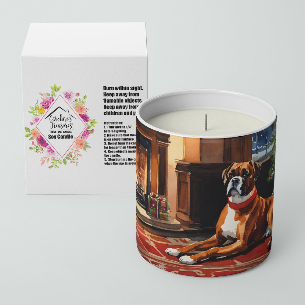 Boxer Cozy Christmas Decorative Soy Candle