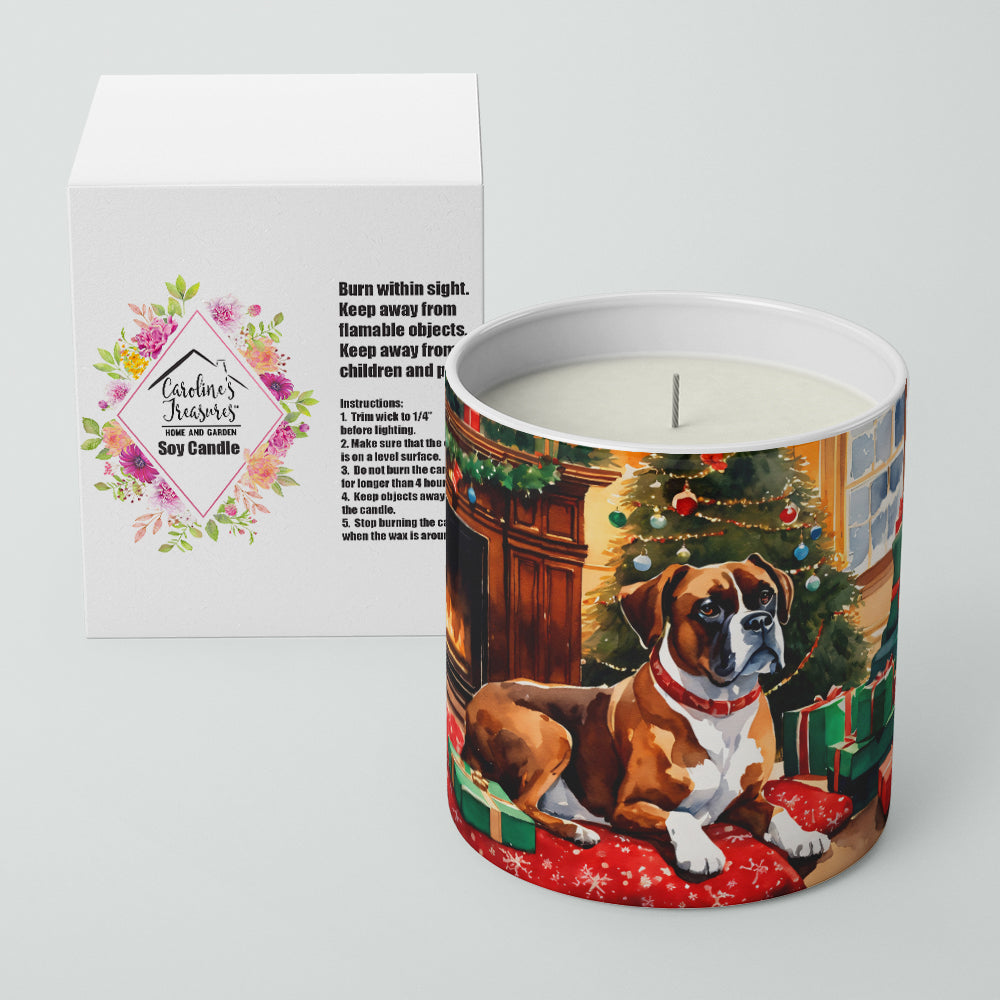 Boxer Cozy Christmas Decorative Soy Candle
