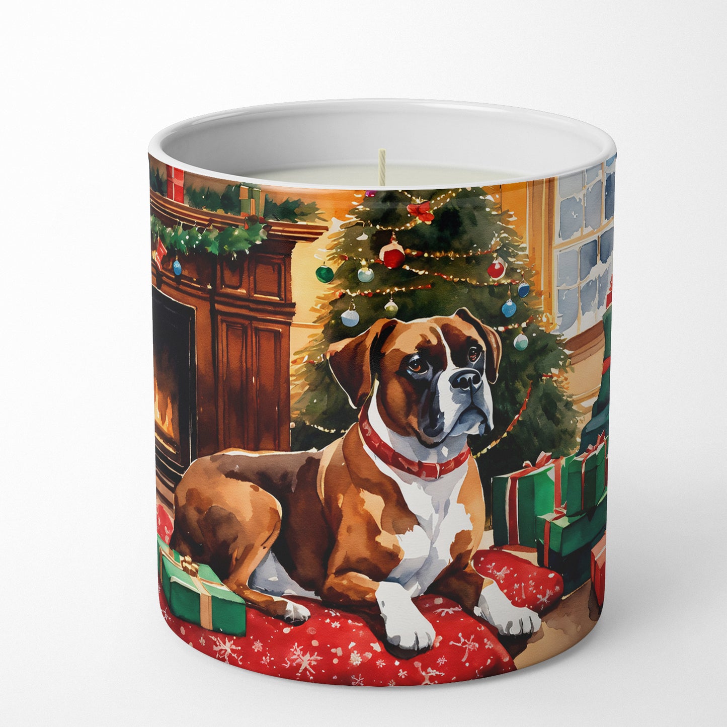 Boxer Cozy Christmas Decorative Soy Candle