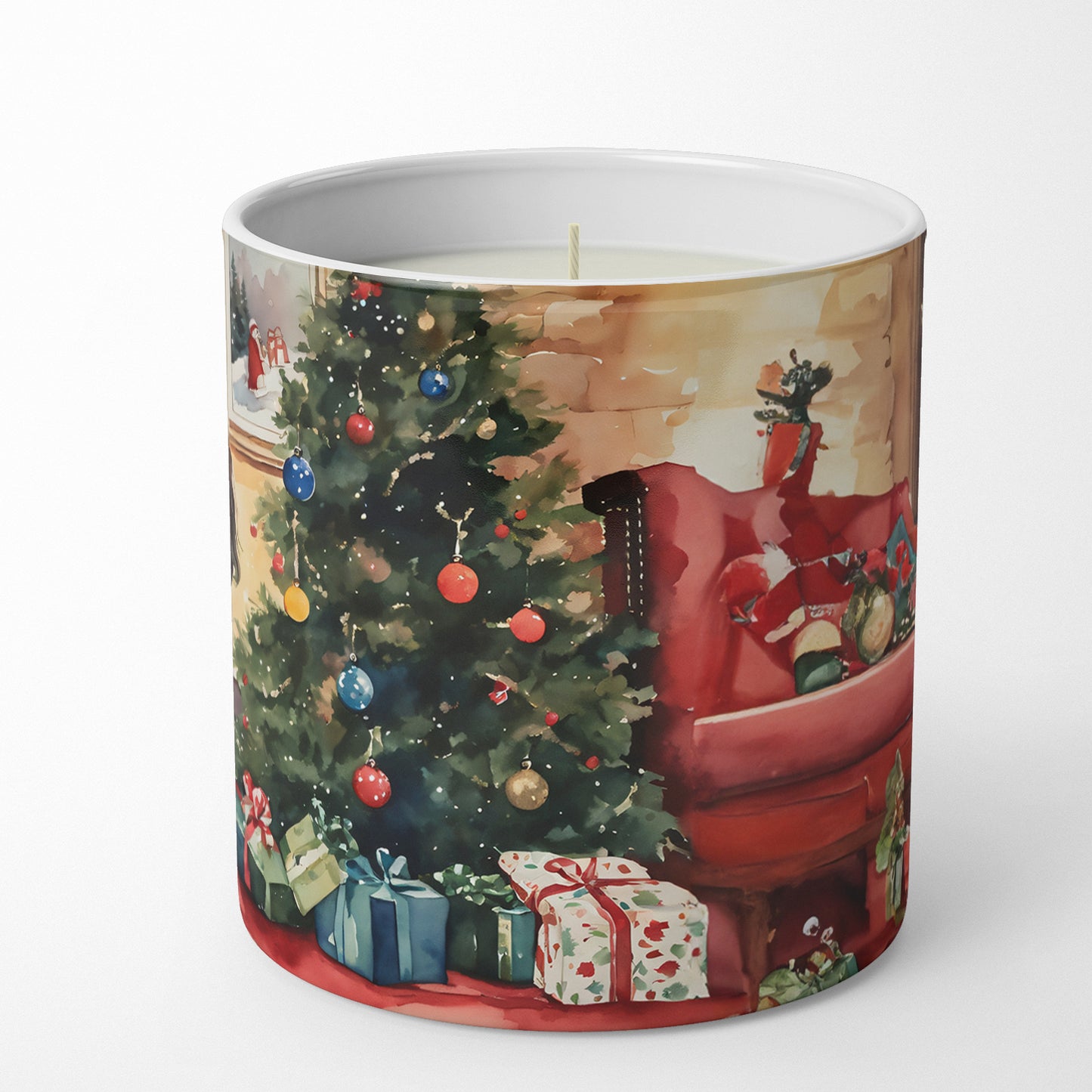 Cavalier Spaniel Cozy Christmas Decorative Soy Candle