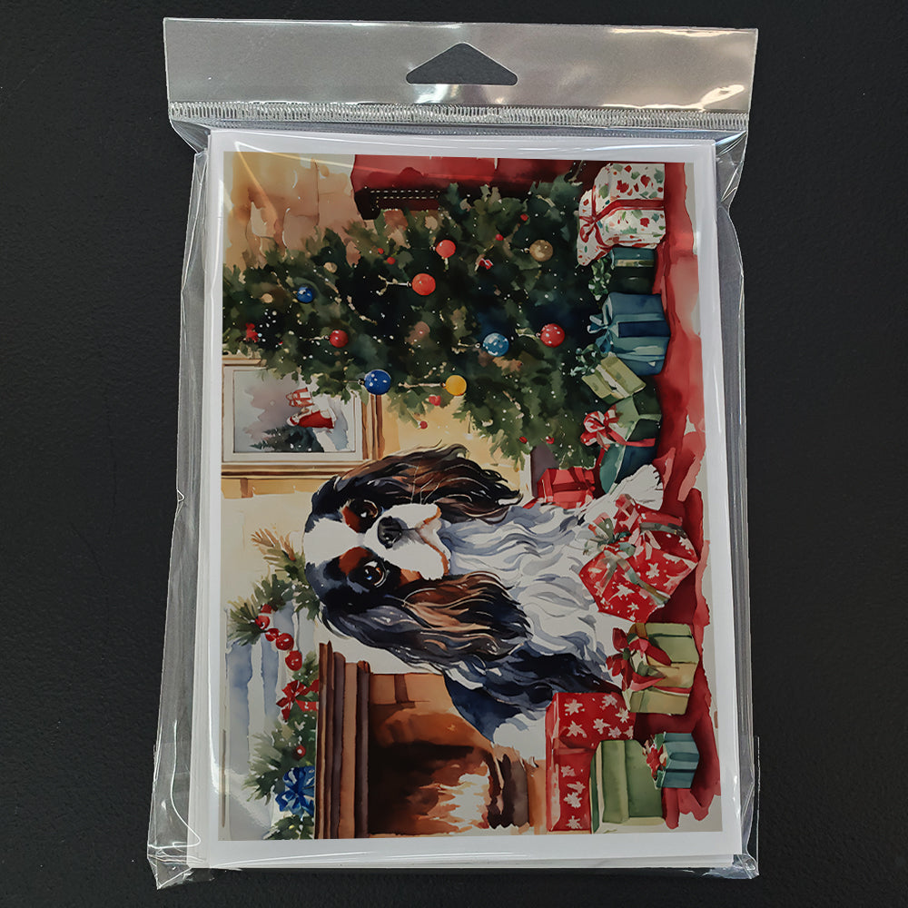 Cavalier Spaniel Cozy Christmas Greeting Cards Pack of 8