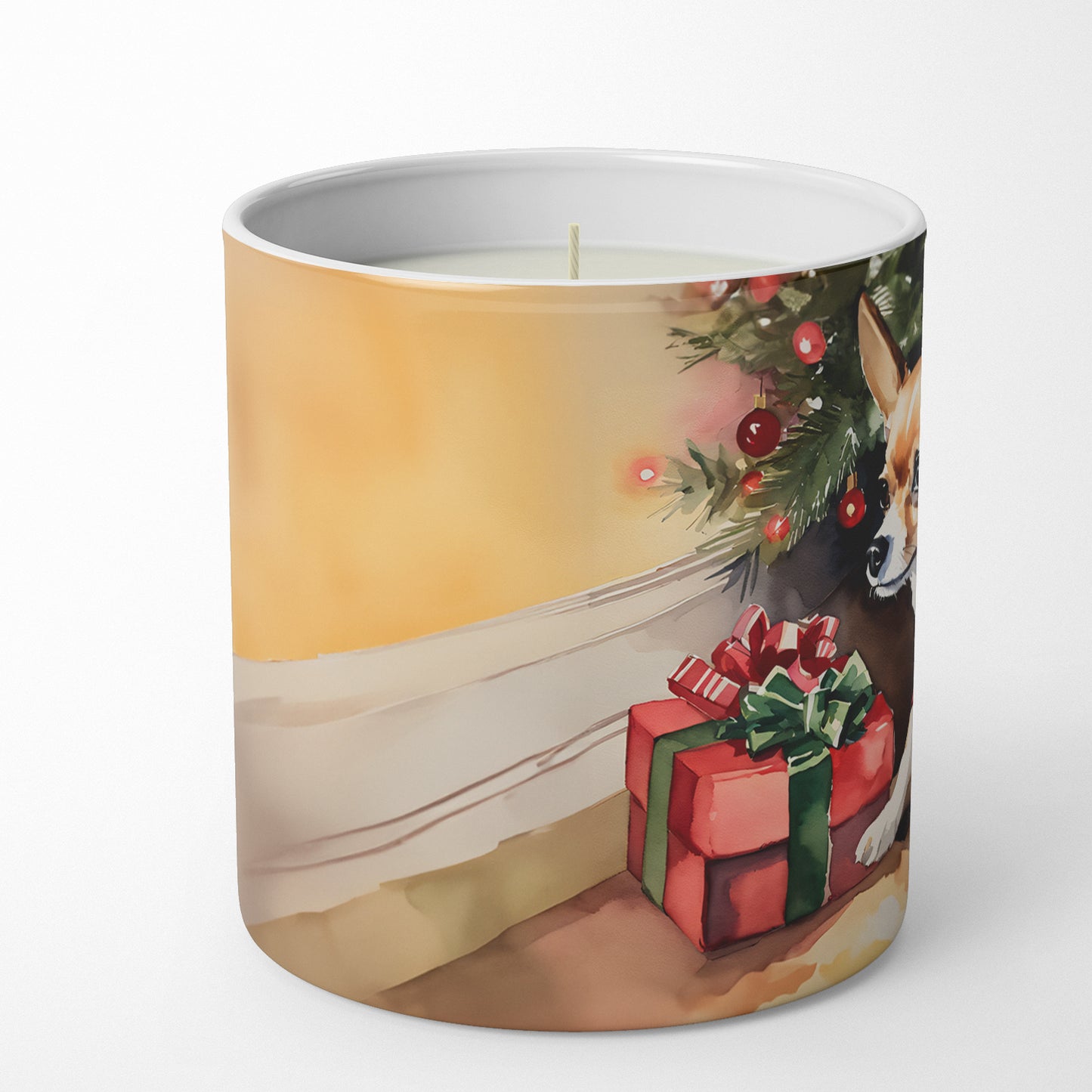 Buy this Chihuahua Cozy Christmas Decorative Soy Candle