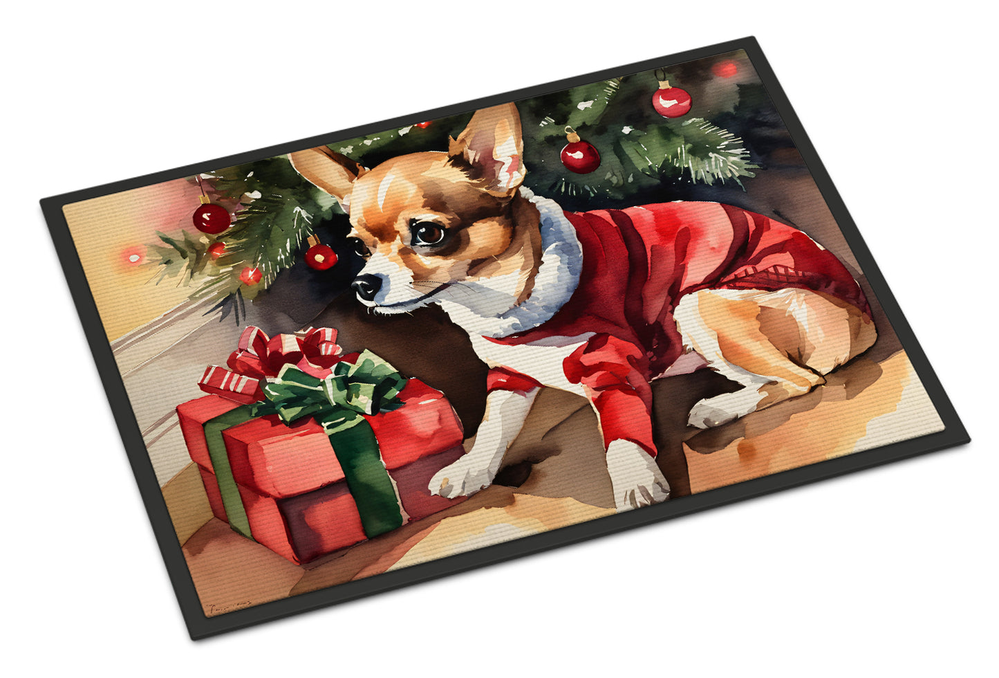 Buy this Chihuahua Cozy Christmas Doormat