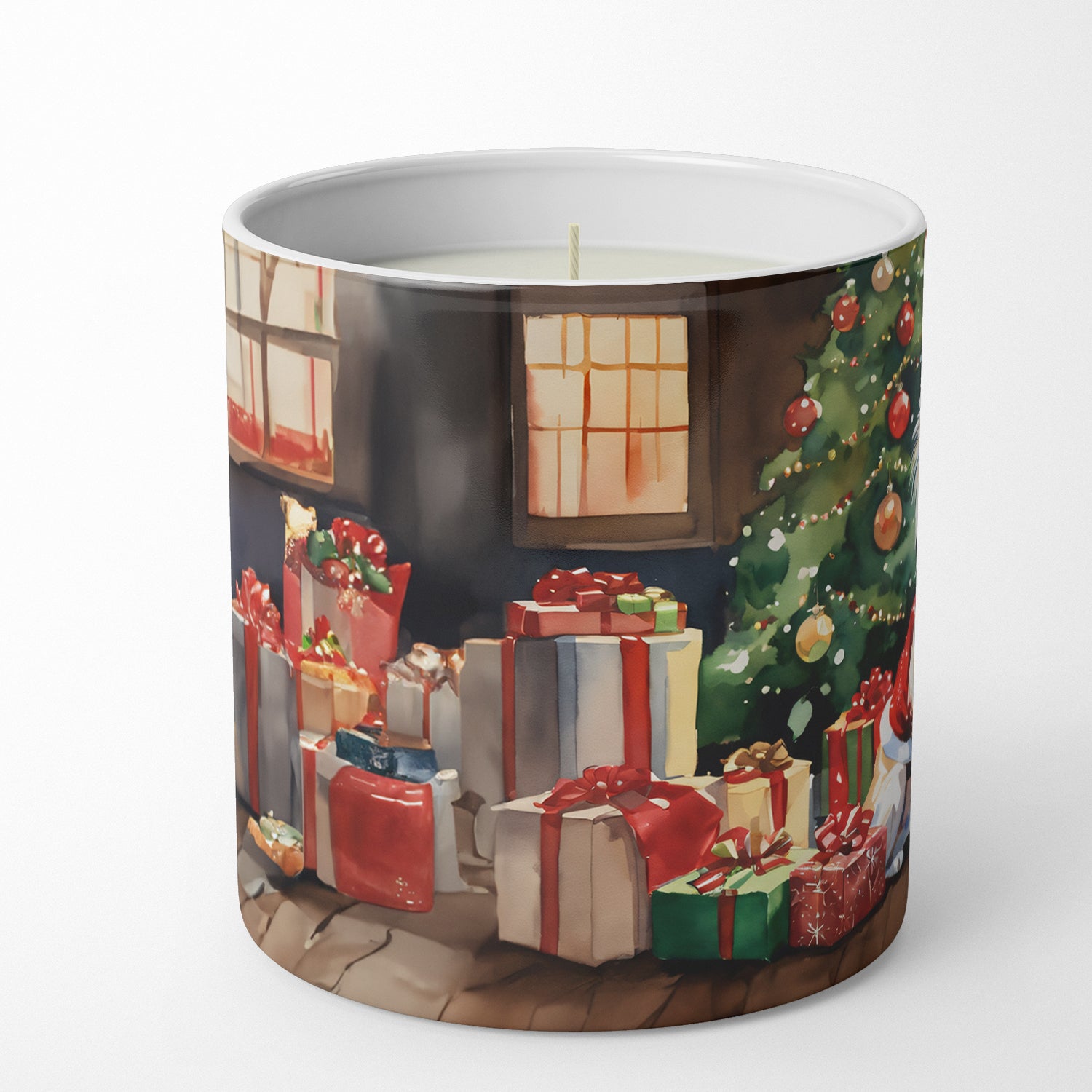 Buy this Chinese Crested Cozy Christmas Decorative Soy Candle