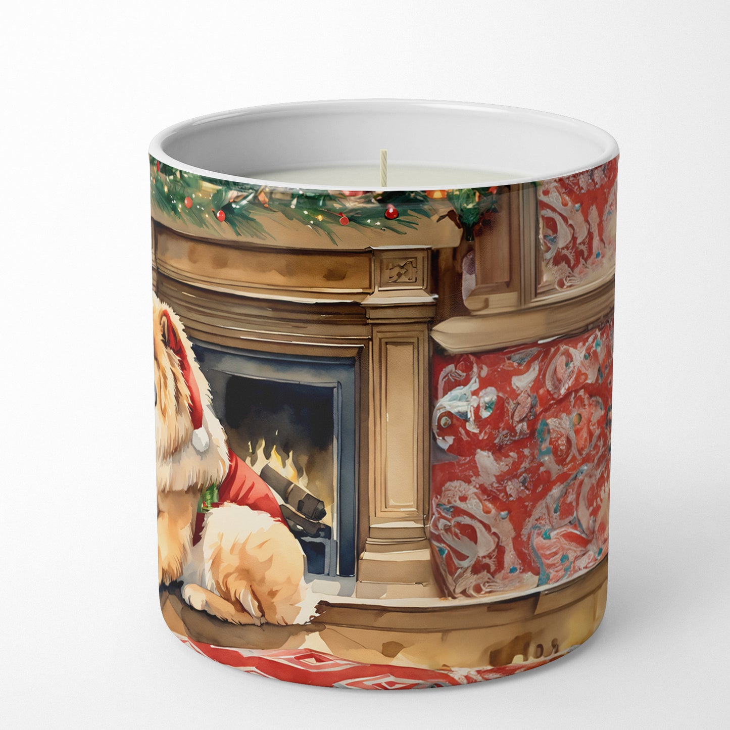Chow Chow Cozy Christmas Decorative Soy Candle