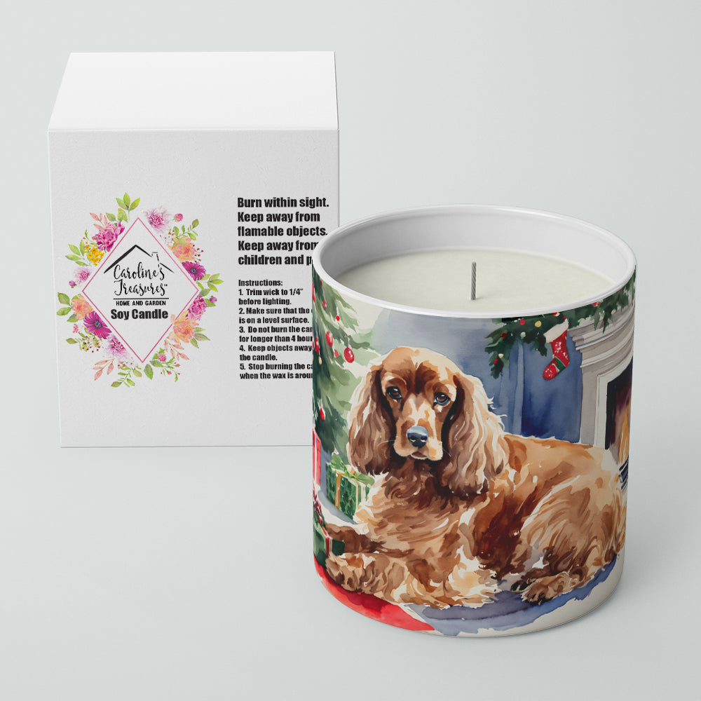 Cocker Spaniel Cozy Christmas Decorative Soy Candle