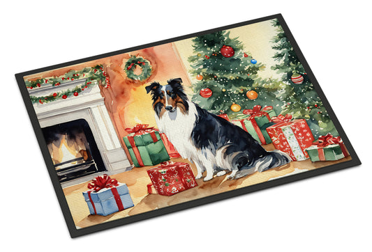 Buy this Collie Cozy Christmas Doormat