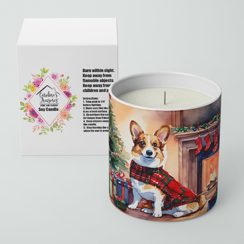 Corgi Cozy Christmas Decorative Soy Candle