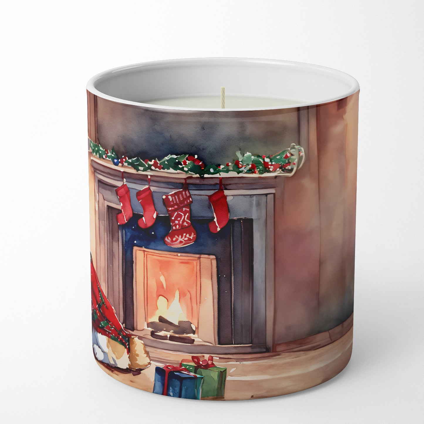 Corgi Cozy Christmas Decorative Soy Candle