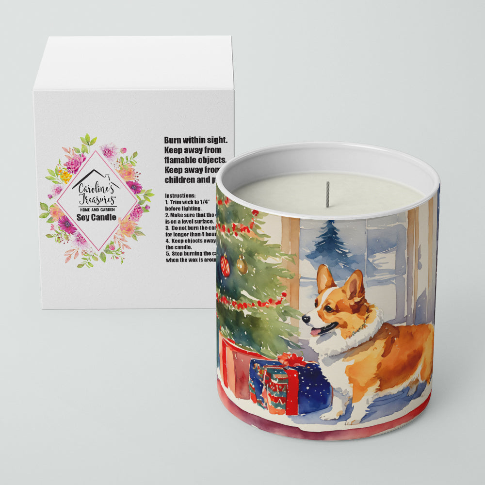 Corgi Cozy Christmas Decorative Soy Candle