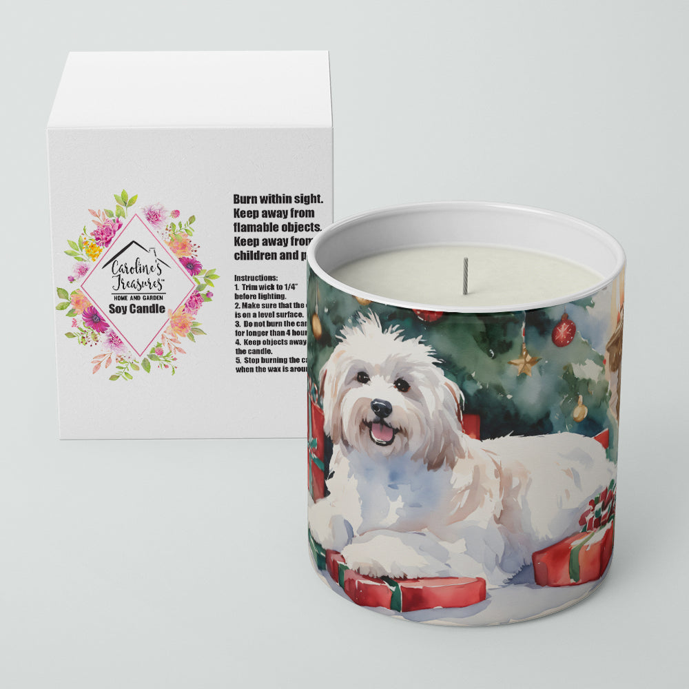 Coton De Tulear Cozy Christmas Decorative Soy Candle