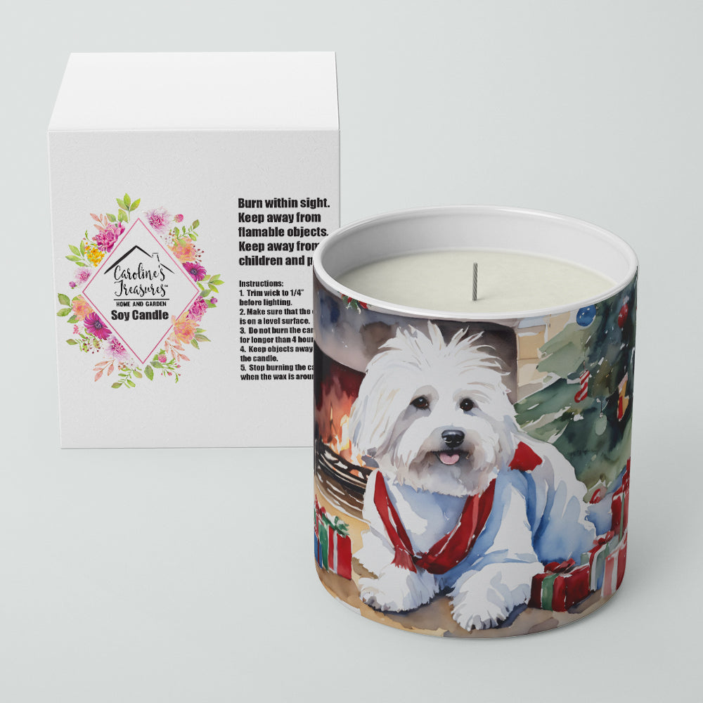 Coton De Tulear Cozy Christmas Decorative Soy Candle