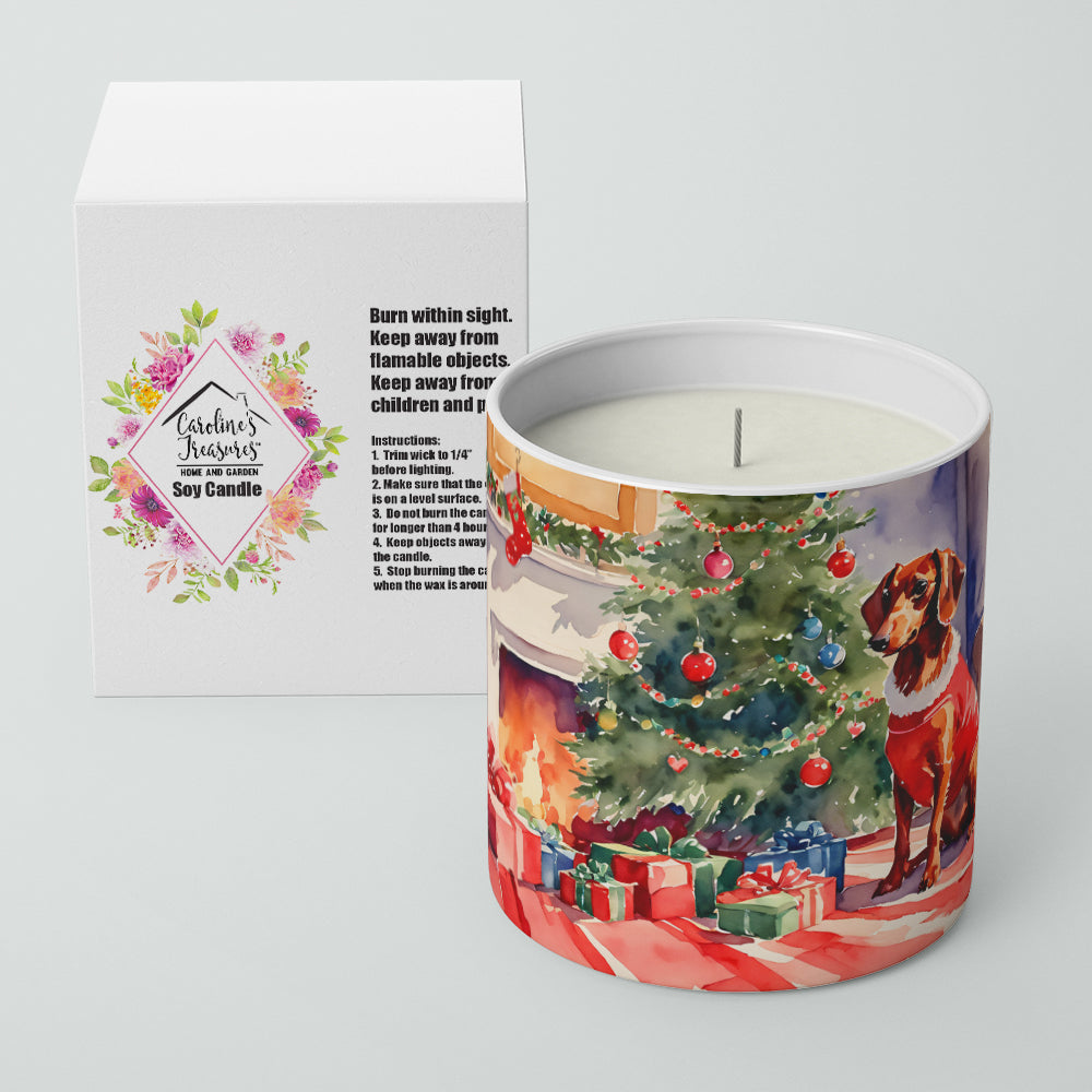 Dachshund Cozy Christmas Decorative Soy Candle