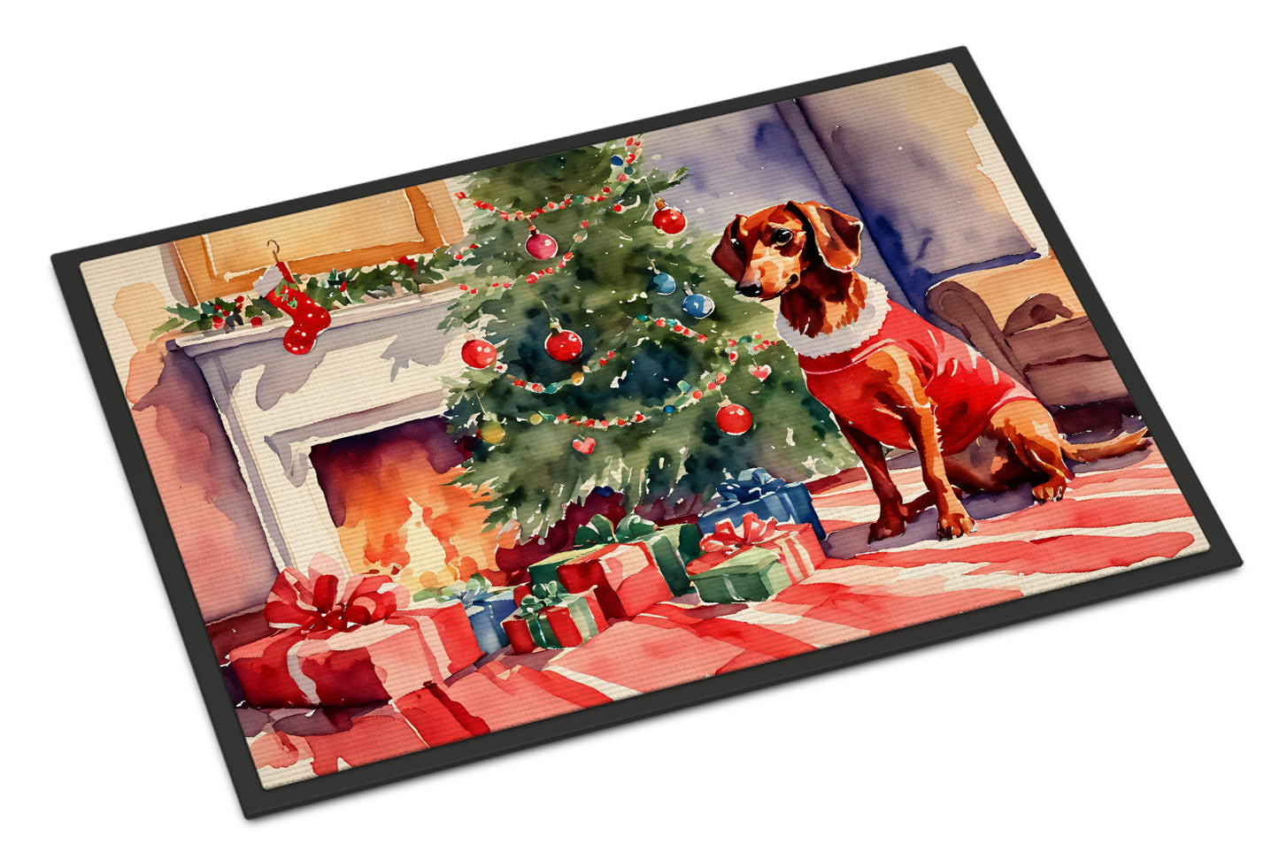 Buy this Dachshund Cozy Christmas Doormat