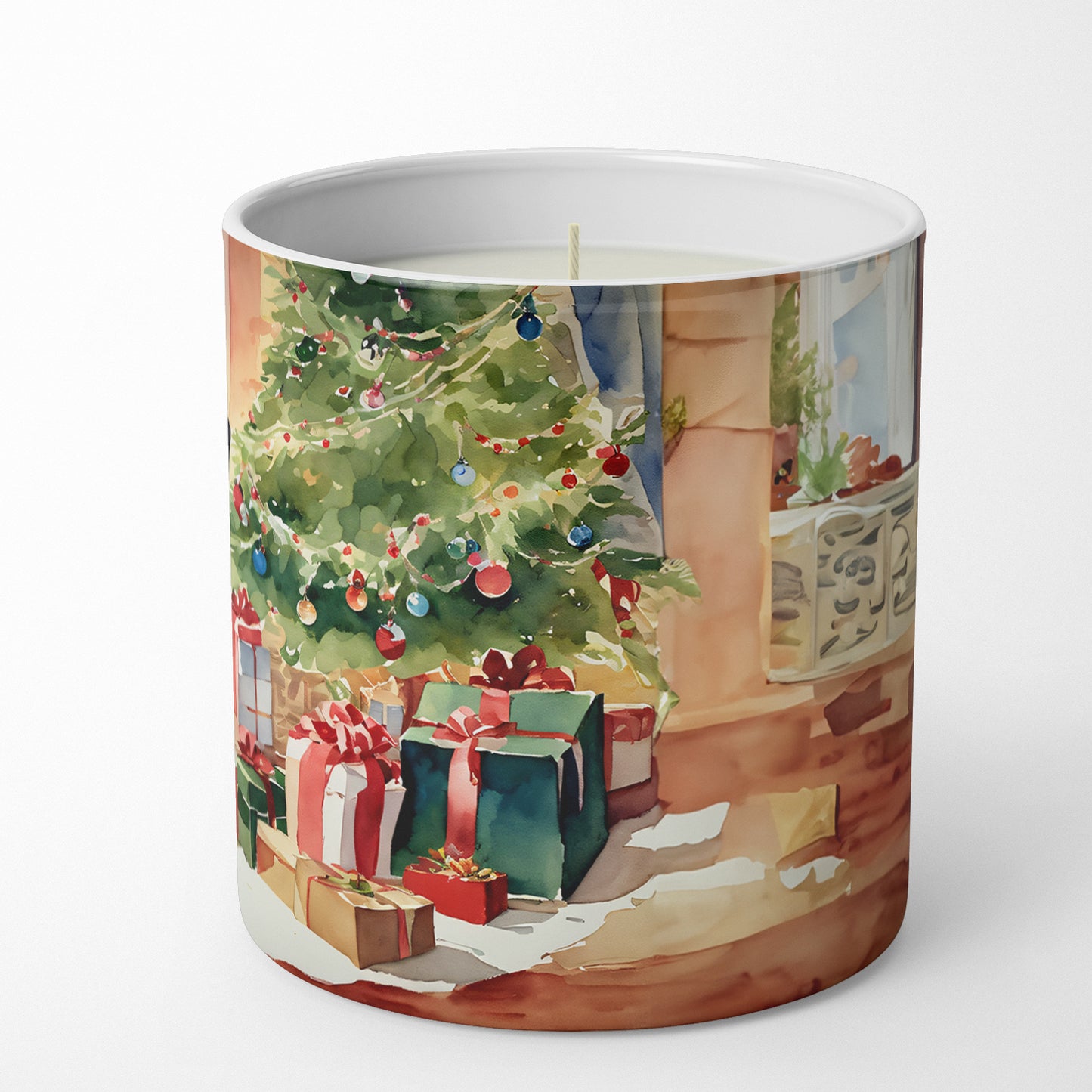 Dachshund Cozy Christmas Decorative Soy Candle