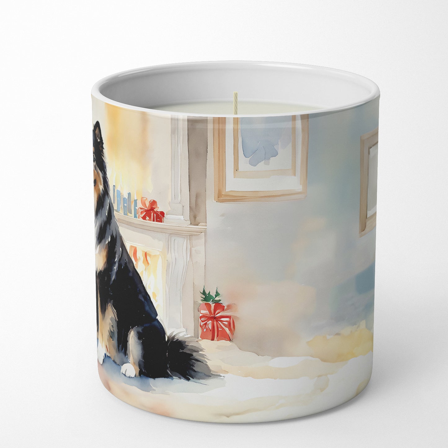 Finnish Lapphund Cozy Christmas Decorative Soy Candle