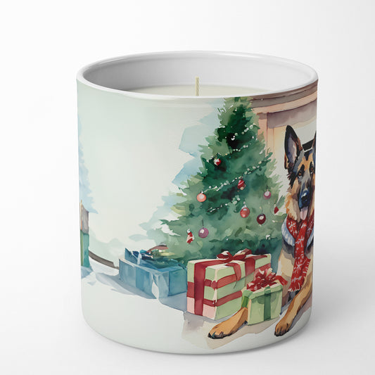 Buy this German Shepherd Cozy Christmas Decorative Soy Candle