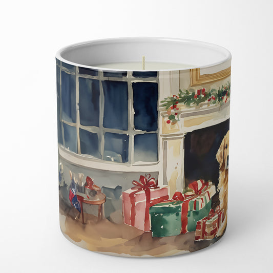 Buy this Golden Retriever Cozy Christmas Decorative Soy Candle