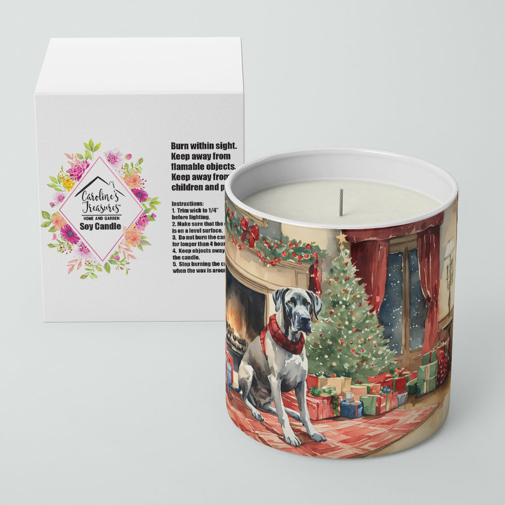 Great Dane Cozy Christmas Decorative Soy Candle