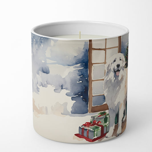 Buy this Great Pyrenees Cozy Christmas Decorative Soy Candle