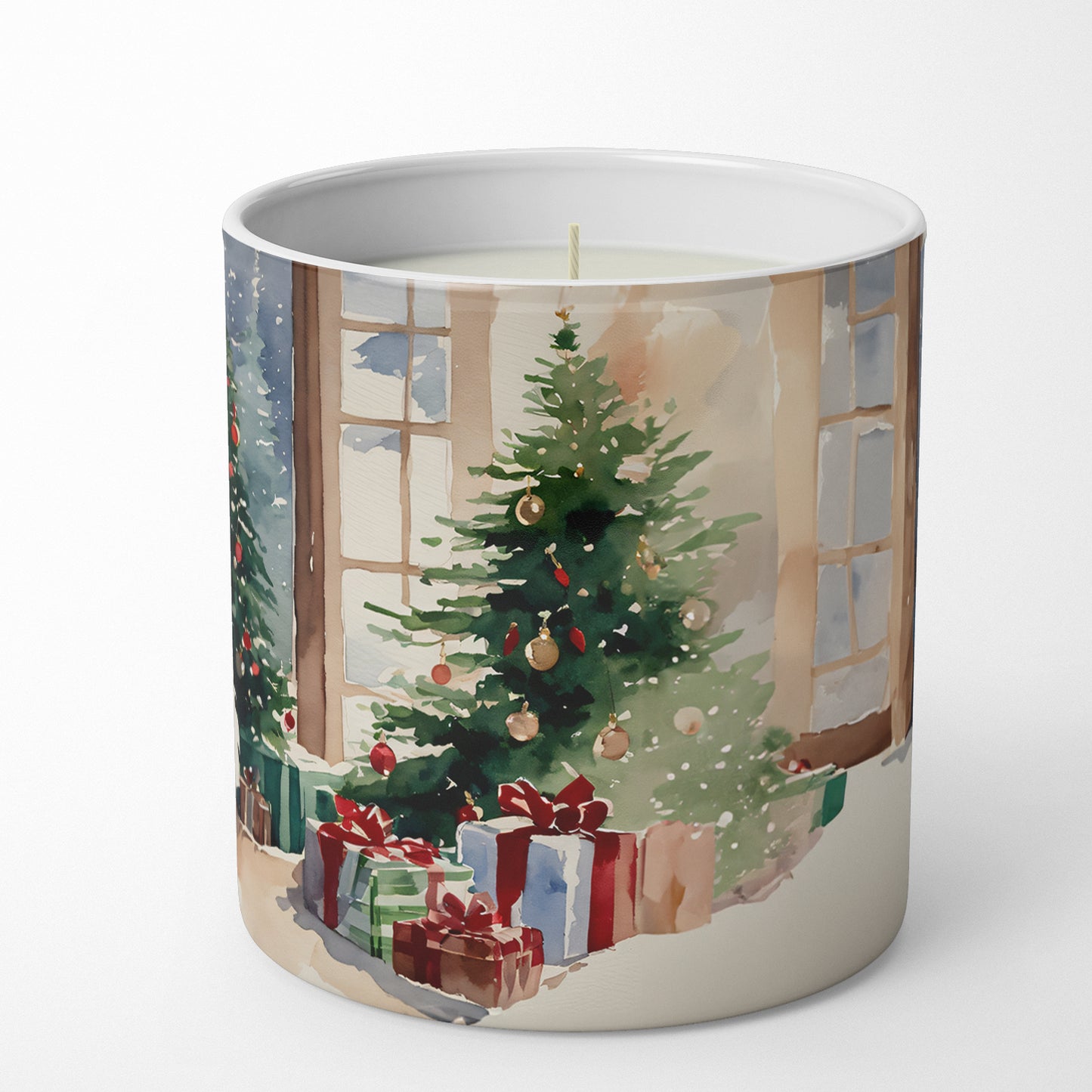 Great Pyrenees Cozy Christmas Decorative Soy Candle