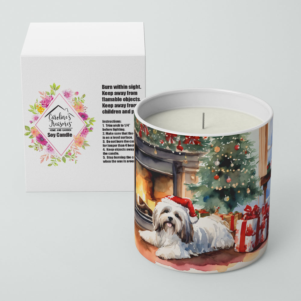 Havanese Cozy Christmas Decorative Soy Candle
