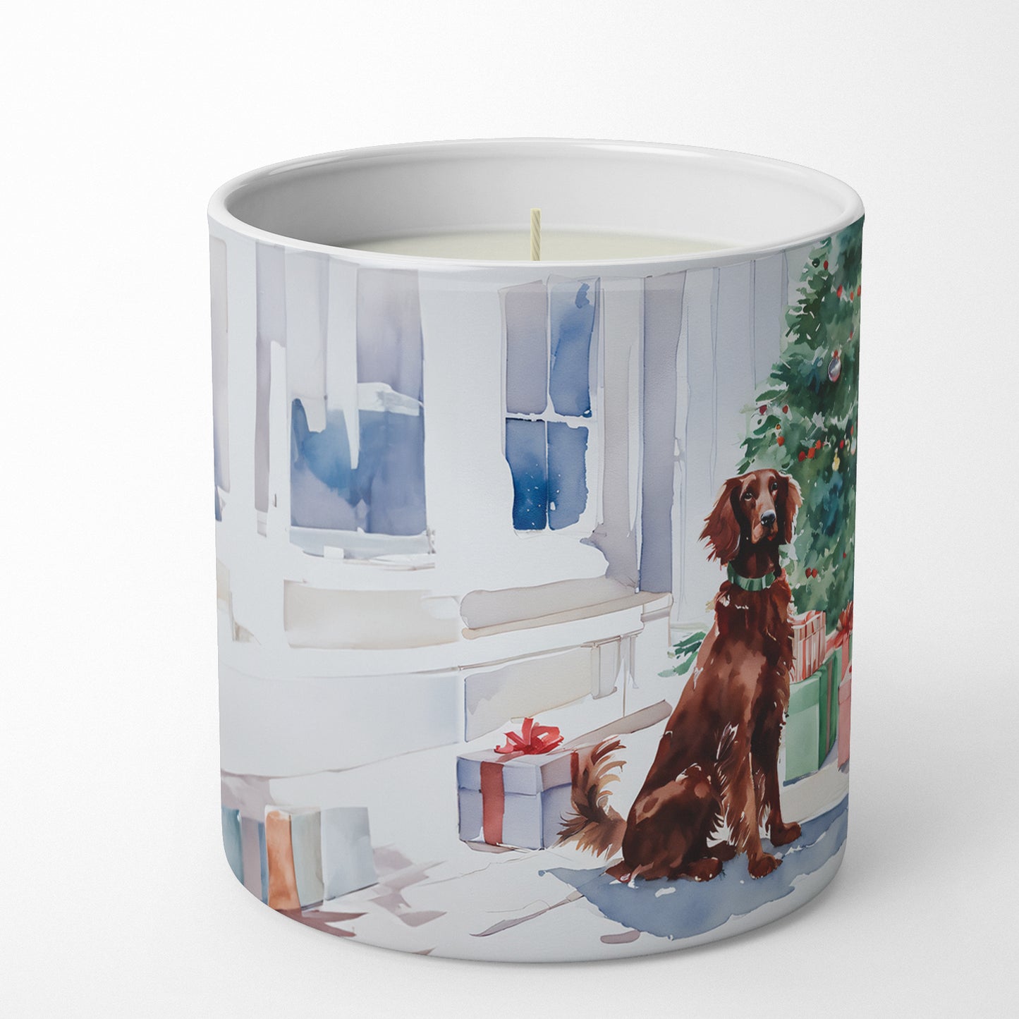 Buy this Irish Setter Cozy Christmas Decorative Soy Candle