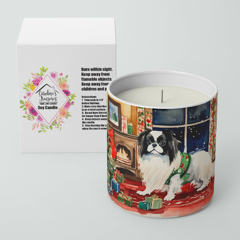 Japanese Chin Cozy Christmas Decorative Soy Candle
