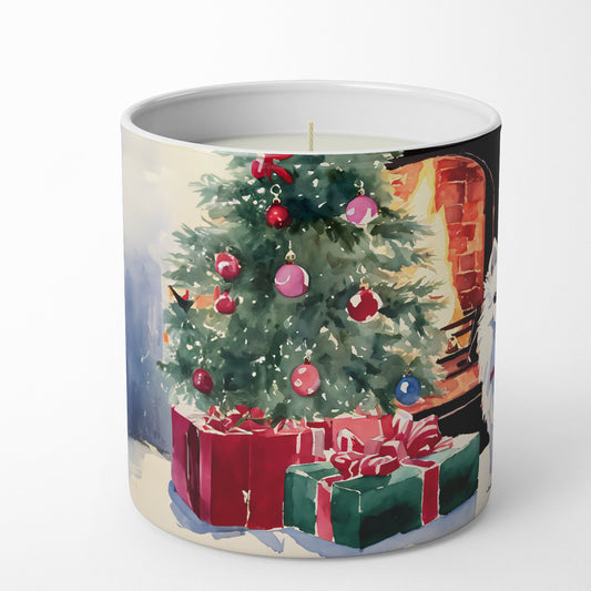 Buy this Japanese Spitz Cozy Christmas Decorative Soy Candle