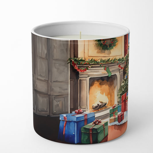 Buy this Keeshond Cozy Christmas Decorative Soy Candle