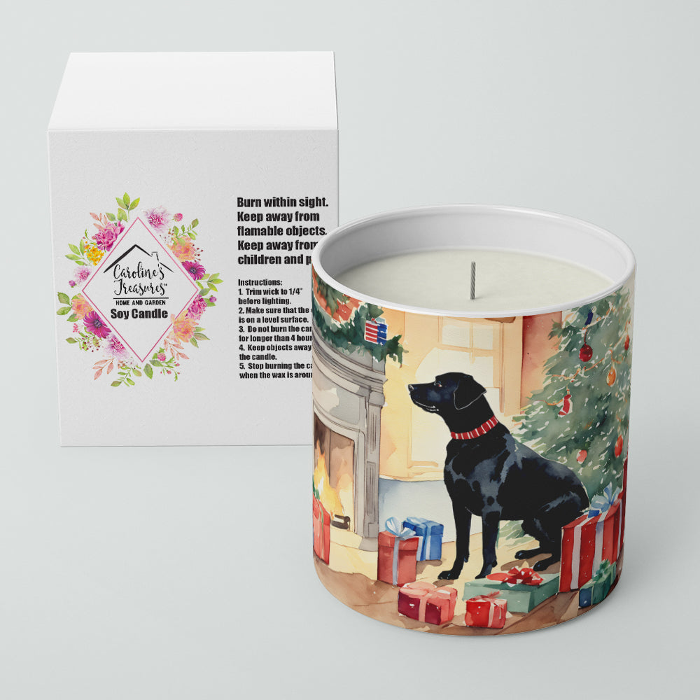 Labrador Retriever Cozy Christmas Decorative Soy Candle
