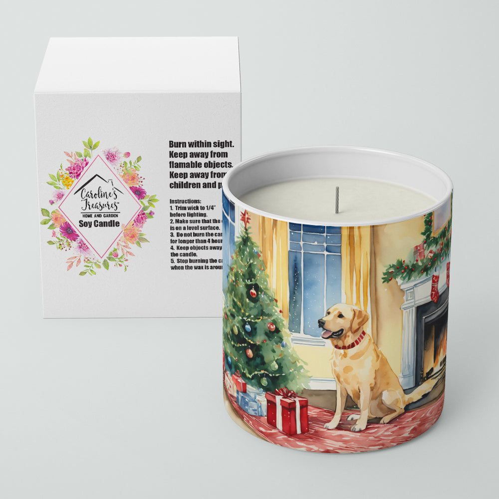 Labrador Retriever Cozy Christmas Decorative Soy Candle