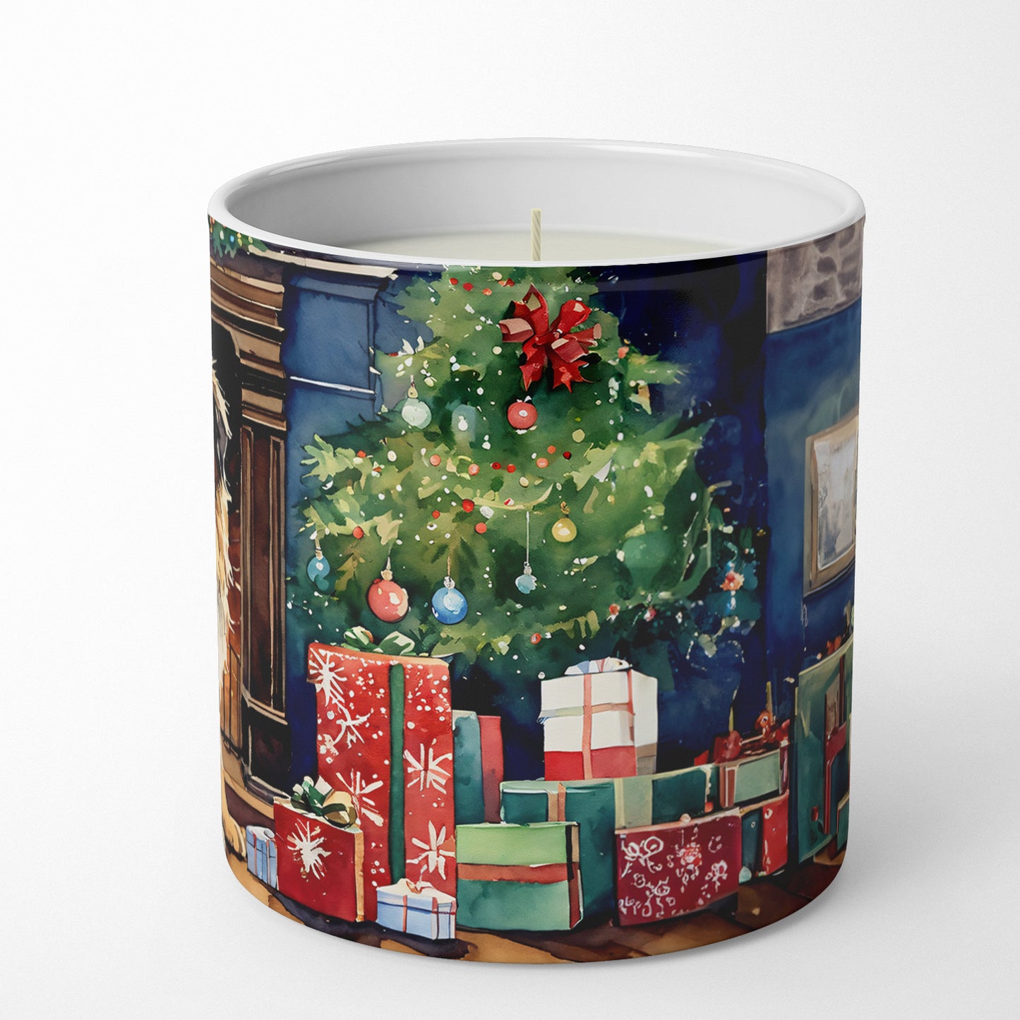 Leonberger Cozy Christmas Decorative Soy Candle