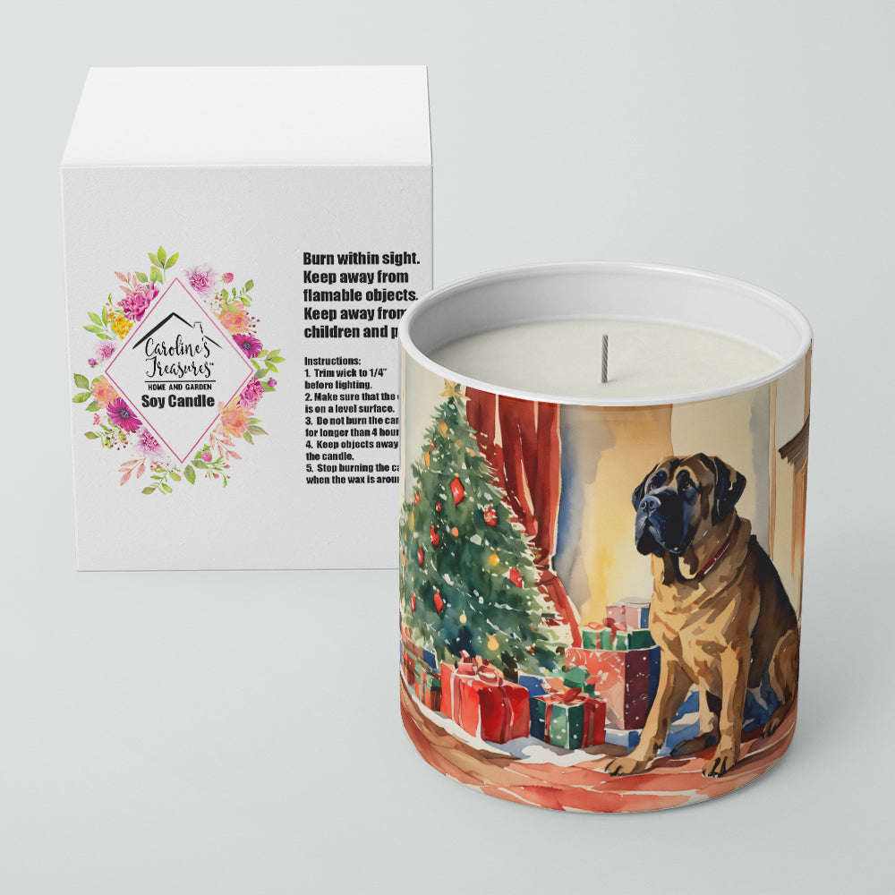 Mastiff Cozy Christmas Decorative Soy Candle