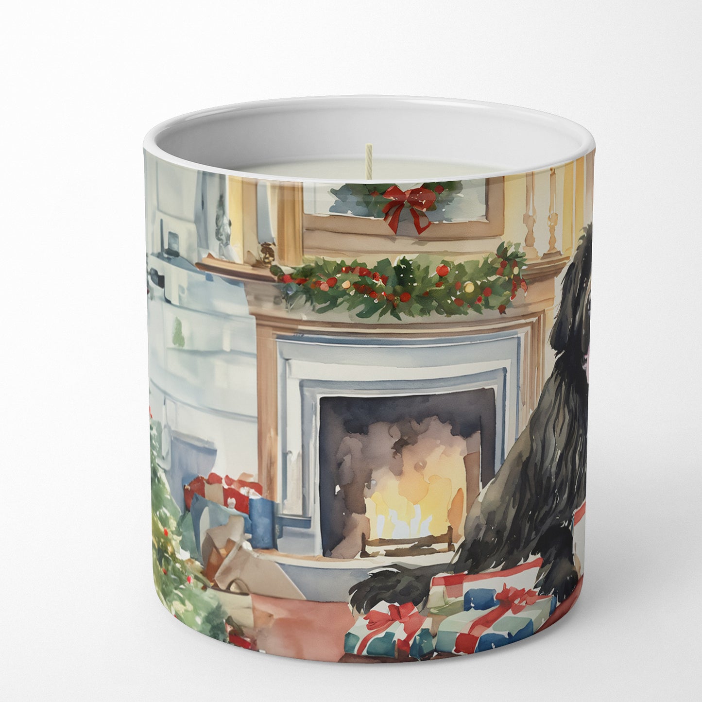 Buy this Newfoundland Cozy Christmas Decorative Soy Candle