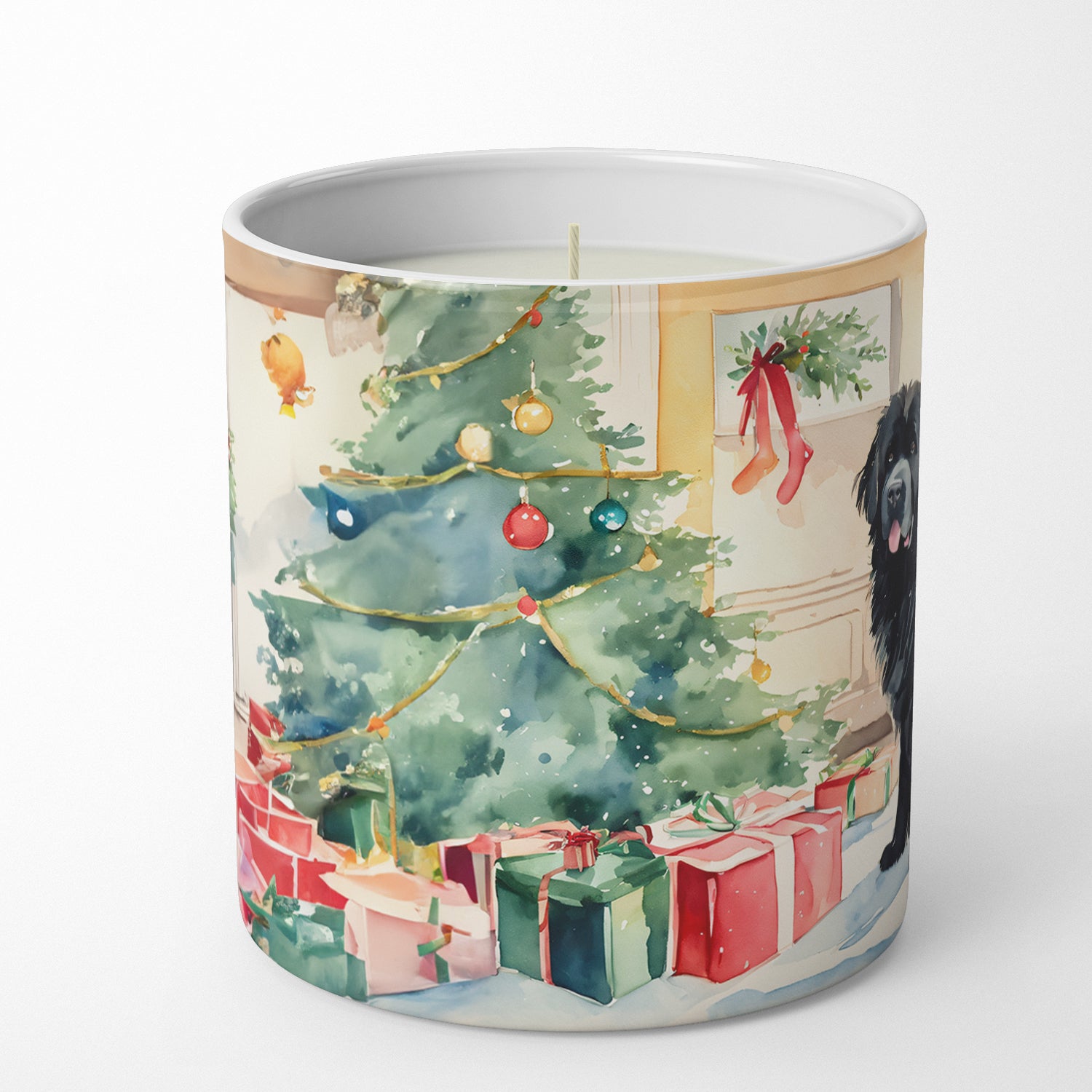 Buy this Newfoundland Cozy Christmas Decorative Soy Candle