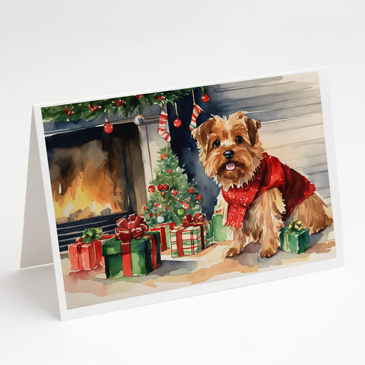 Buy this Norfolk Terrier Cozy Christmas Greeting Cards Pack of 8