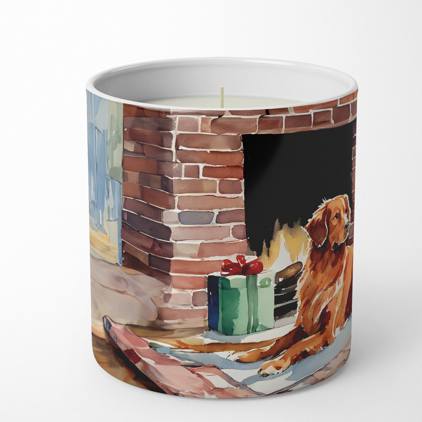 Buy this Nova Scotia Duck Tolling Retriever Cozy Christmas Decorative Soy Candle