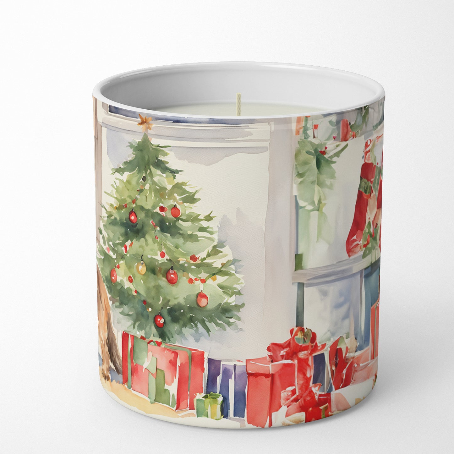 Otterhound Cozy Christmas Decorative Soy Candle