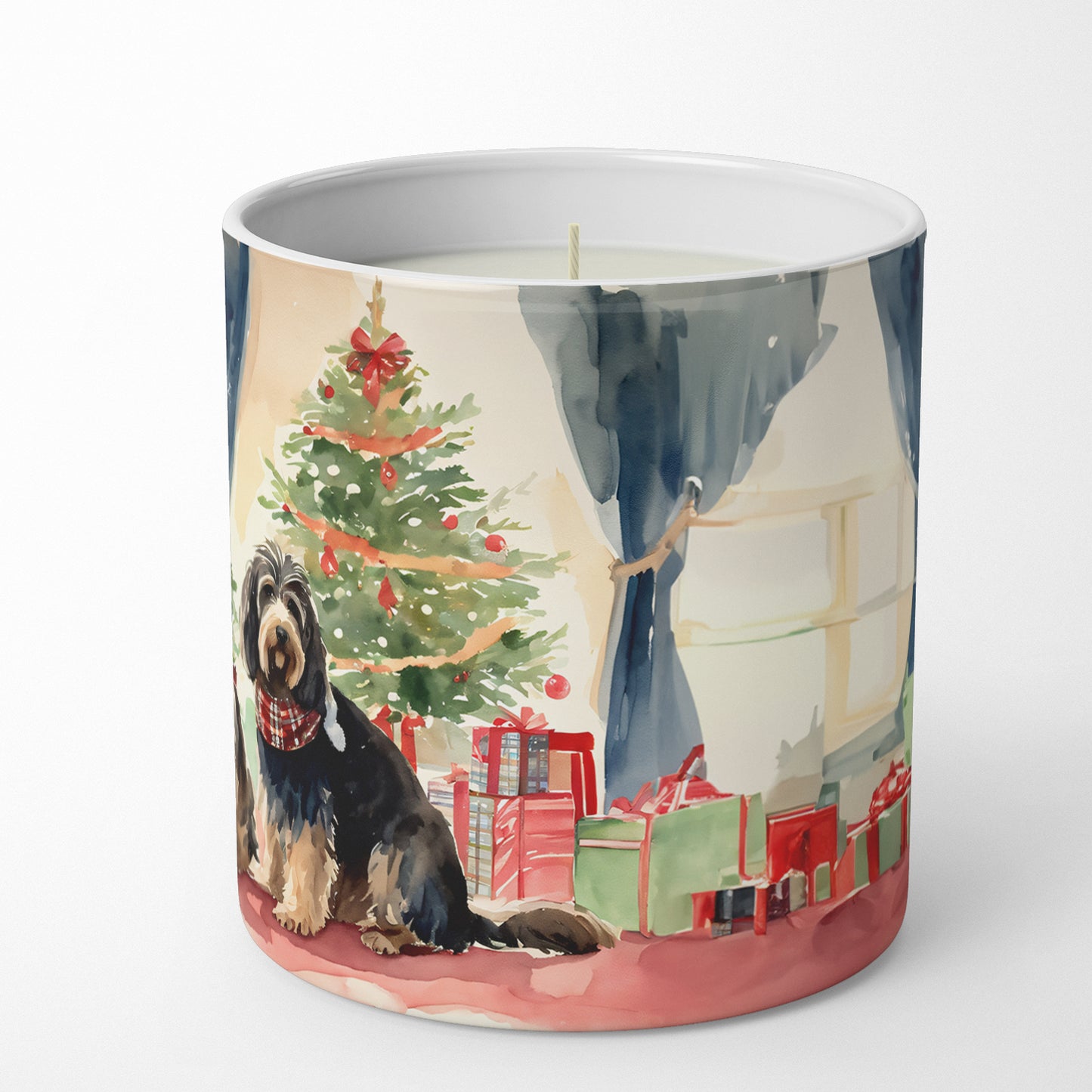 Otterhound Cozy Christmas Decorative Soy Candle